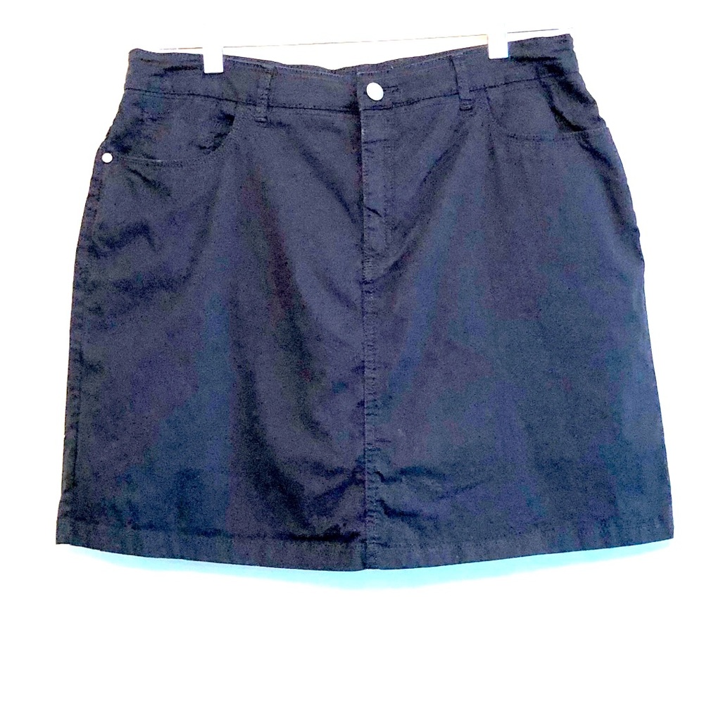 Black Chinos Skort